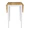 International Concepts Rectangle Small Dropleaf Table, White / Natural, 20.6 W, 36 L, 29 in H, Wood, White/Natural T02-2236D - alternate 6